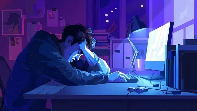 pixabay-熬夜