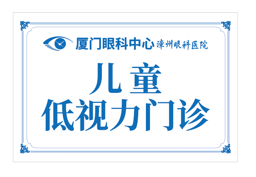 厦门眼科中心漳州眼科医院正式成立“儿童低视力门诊”